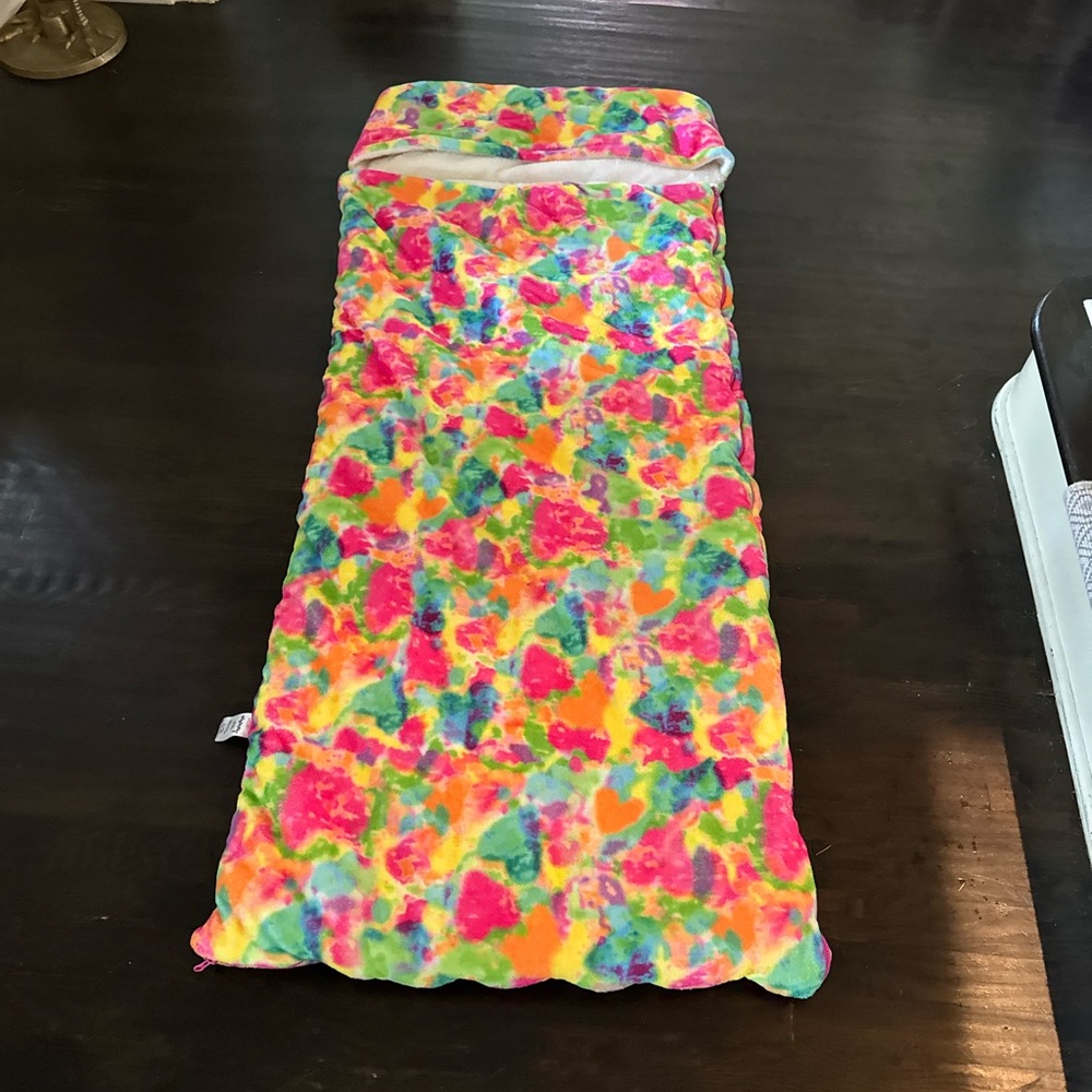 Plush Kids Nap Mat - Neon Multicolor